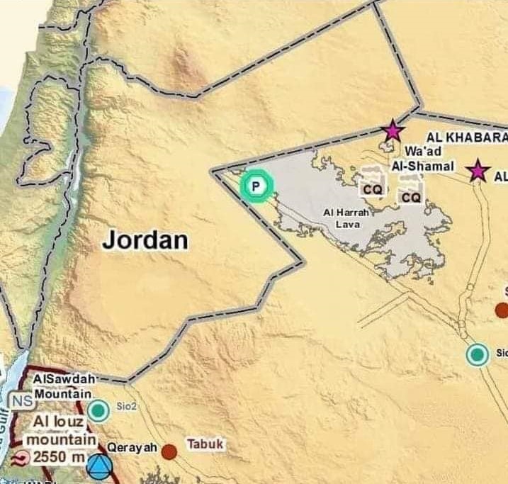 أردنيون حقل النفط السعودي الجديد يشحط بريك عند الحدود الأردنية ويتوقف سواليف